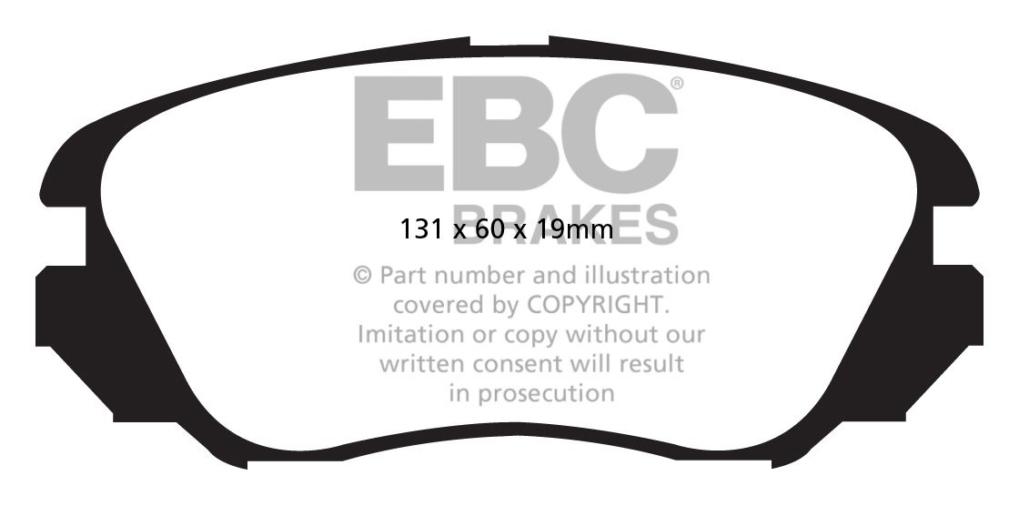 EBC Brakes SAAB 9-mei 2.0 TD (160) 2010-.. Remblokken voorzijde