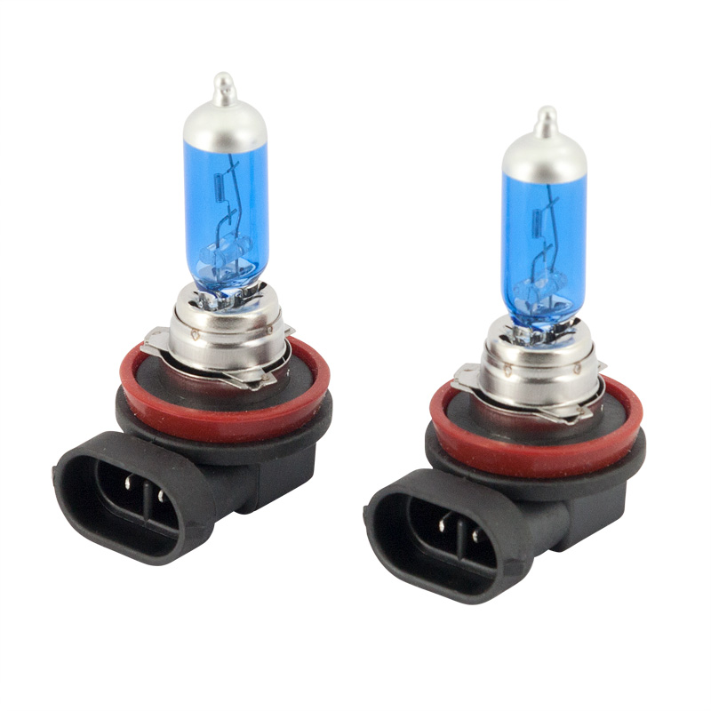 SuperWhite Blue H8 35W/12V/4000K Halogen Bulbs, set of 2 pieces (E4)