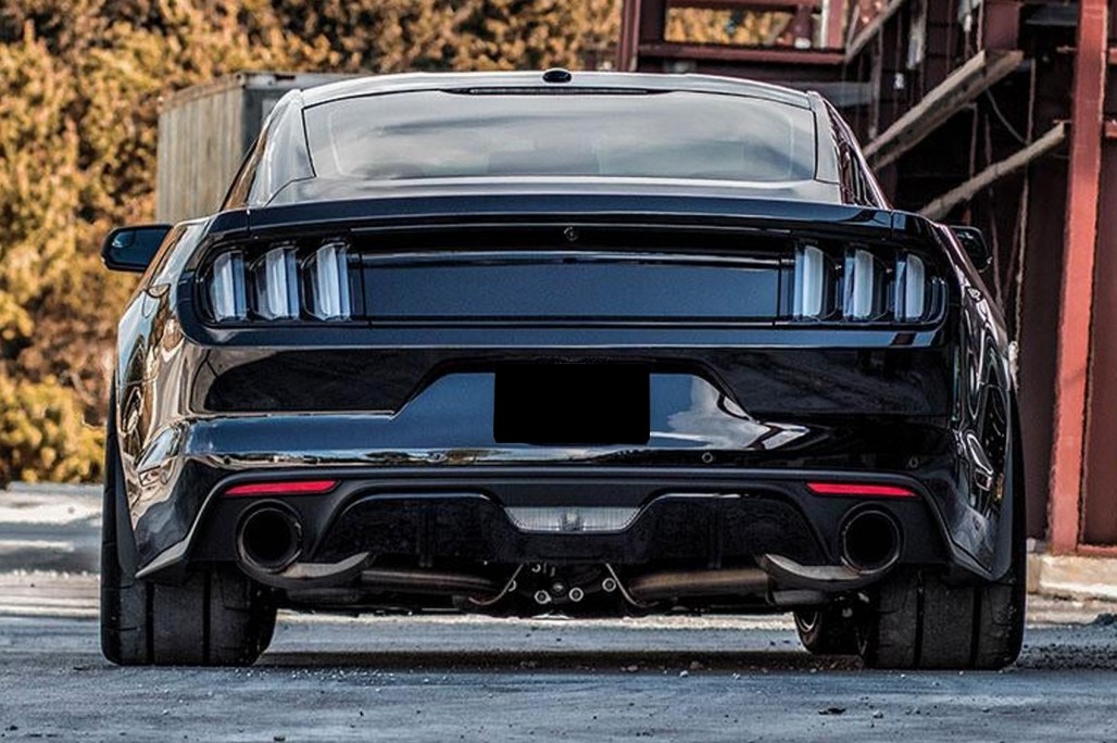 Full LED Taillights suitable for Ford Mustang VI S550 (2015-2022) Black with Dynamic Sequential Turning Lights