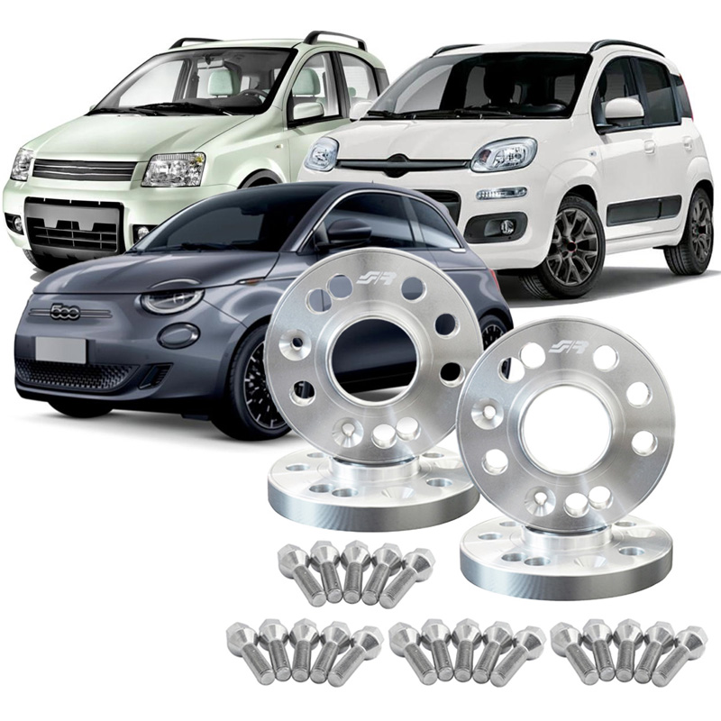 Simoni Racing Aluminium Wheel Spacer Kit - 2x16mm(FA) - 2x20mm(RA) (Hub 58,1mm) including wheel bolts -  Fiat various