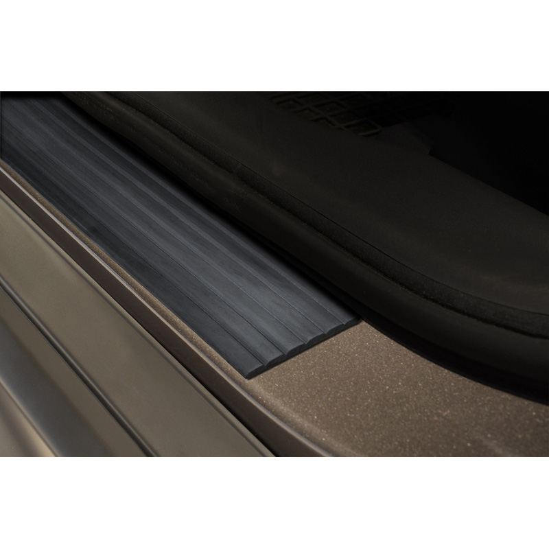 Universal Rubber door sill protectors (4-pieces) 2x 95x6cm & 2x 50x6cm