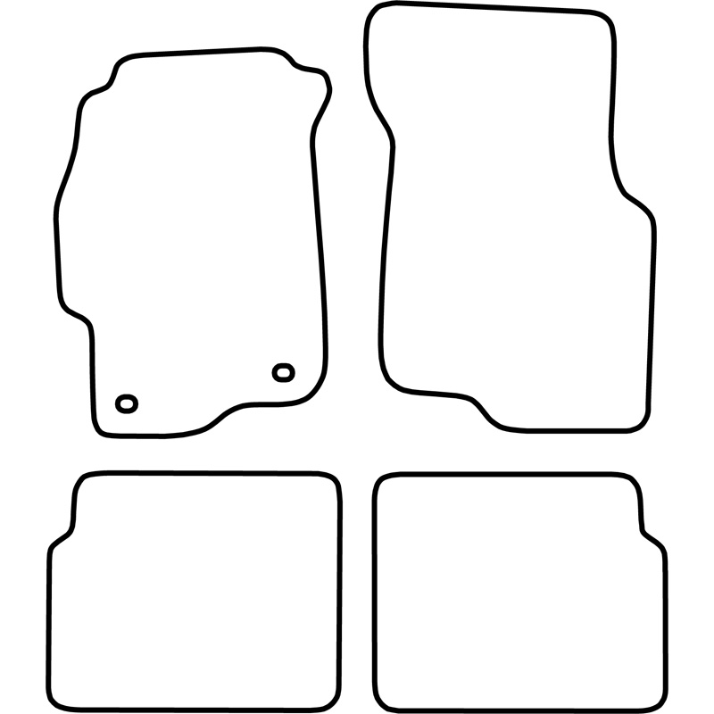 Set car mats  Honda Civic 5 doors 1998-2001