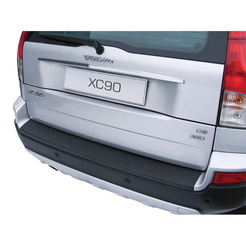 ABS Rear bumper protector  Volvo XC90 (for painted bumpers) Black