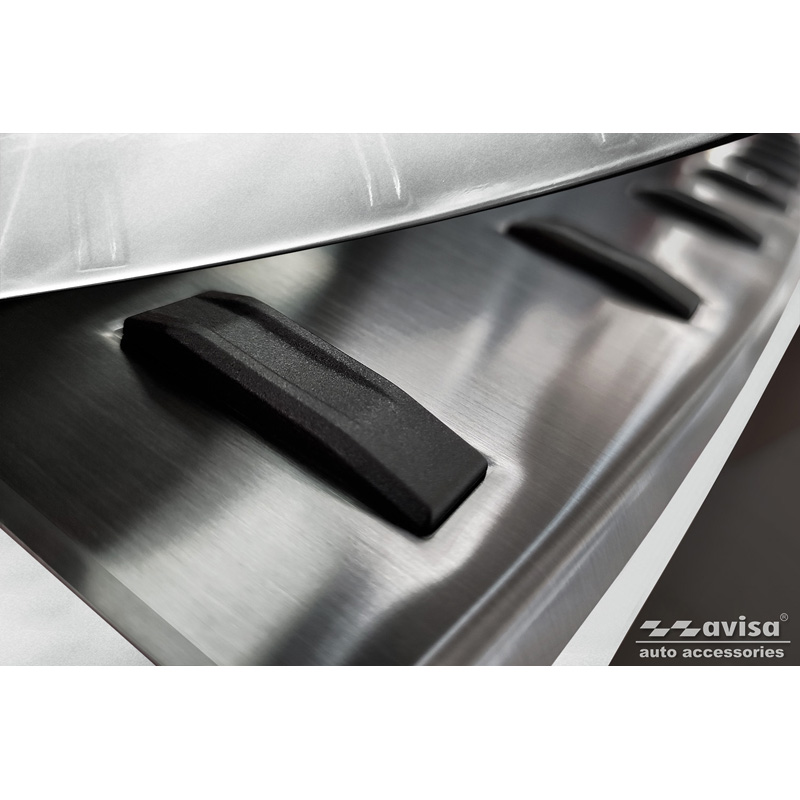 Black Stainless Steel Rear bumper protector  Mazda CX-60 (KH) 2022- 'STRONG EDITION'