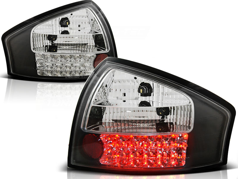 Taillights LED Black/White Audi A6 97-04
