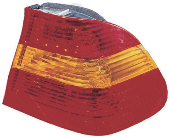 Achterlicht rechts buiten E46 01-05 ROOD-ORANJE SEDAN ROOD/ORANJ