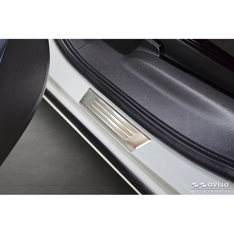 Stainless Steel Door sill protectors  Opel Zafira (C) Tourer 2012-2016 & Facelift 2016-2019 'Lines' - 4-pieces