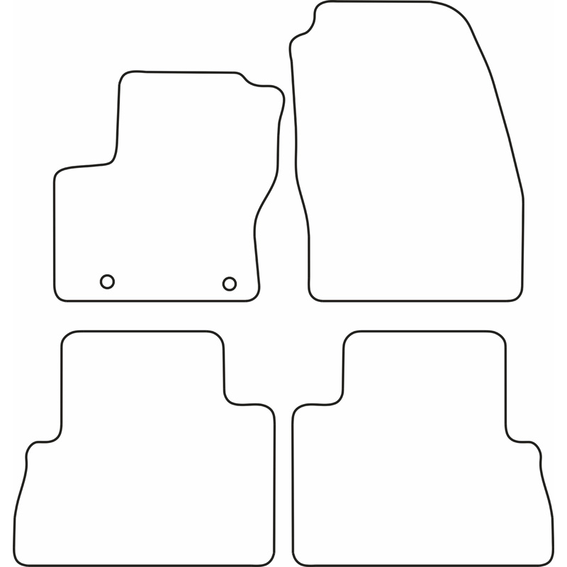 Set car mats  Ford Focus C-Max 2011-2013