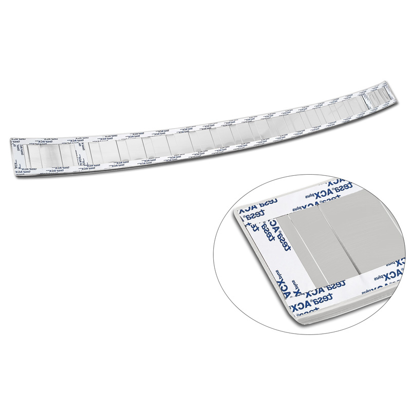 Stainless Steel Rear bumper protector  Nissan X-Trail IV (T33) 2021- 'Ribs'