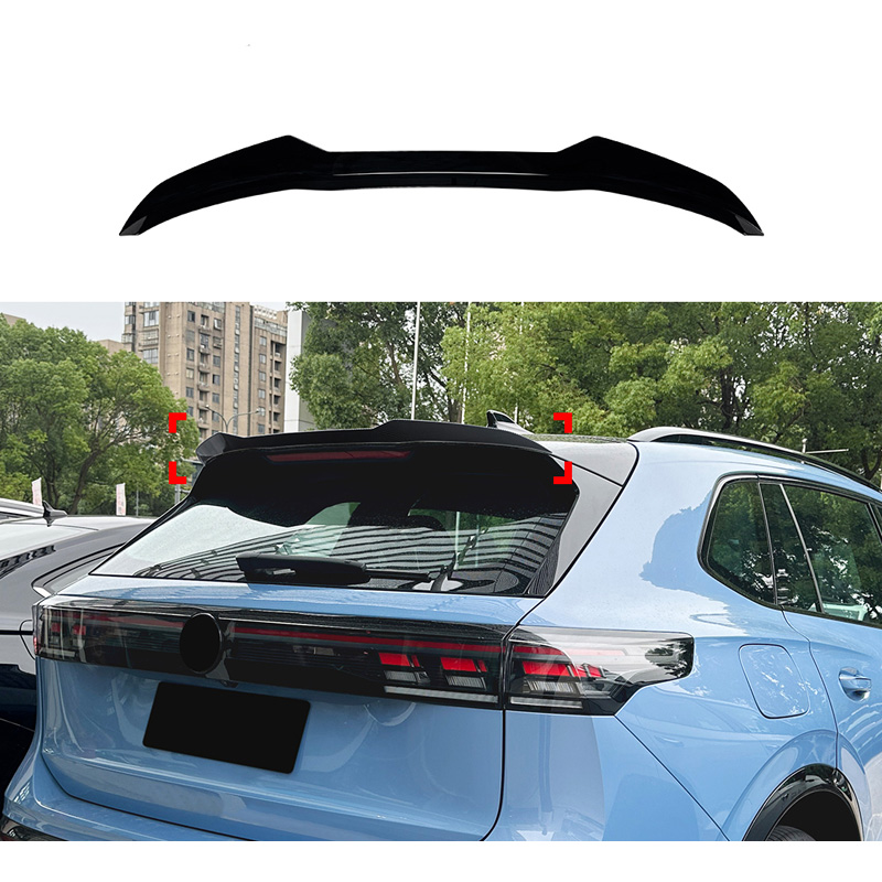Roof spoiler (Spoiler Cap)  Volkswagen Tiguan III (CT1) R-Line 2024- (ABS Glossy Black)