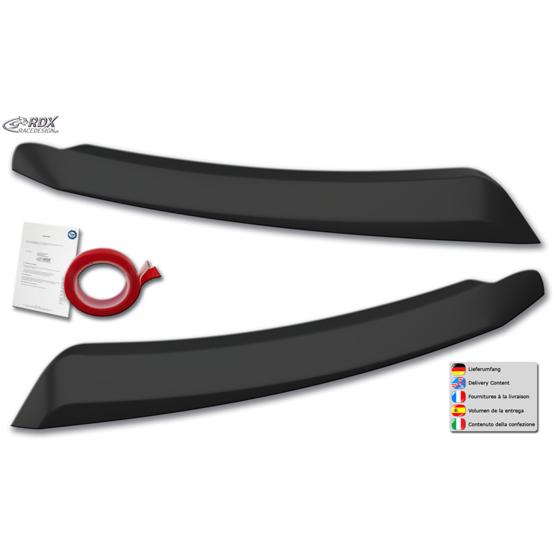 RDX Head light spoilers  Dacia Duster II 2018-2024 (ABS)