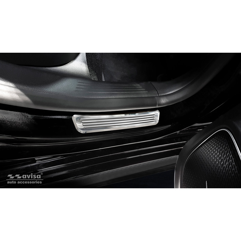 Inox door sill protectors  Mercedes CLS II Shooting Brake (X118) 2019- 2-pieces (rear doors)
