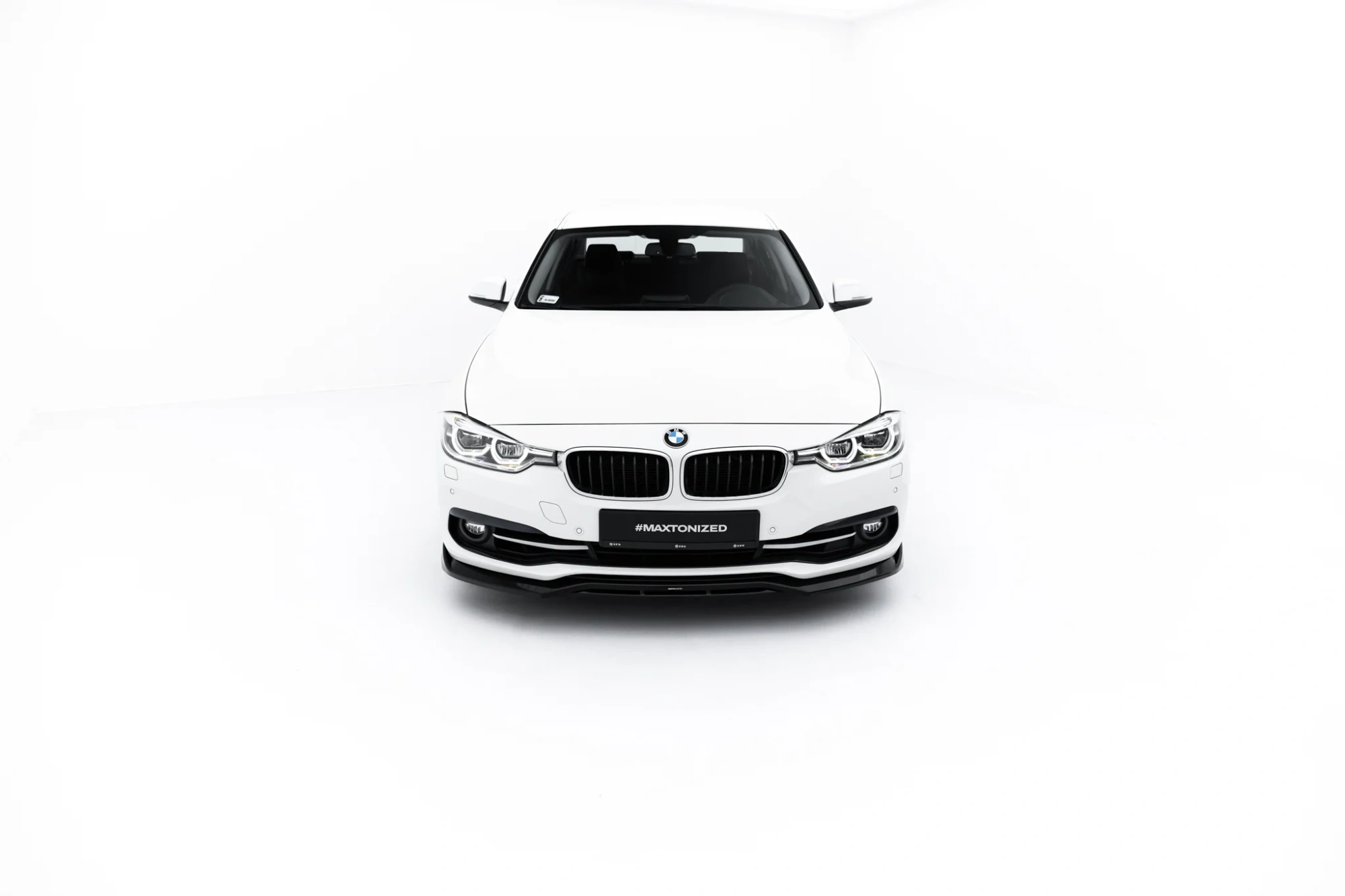 Front Splitter BMW 3 Sportline Sedan / Touring F30 / F31 Maxton Gloss Black