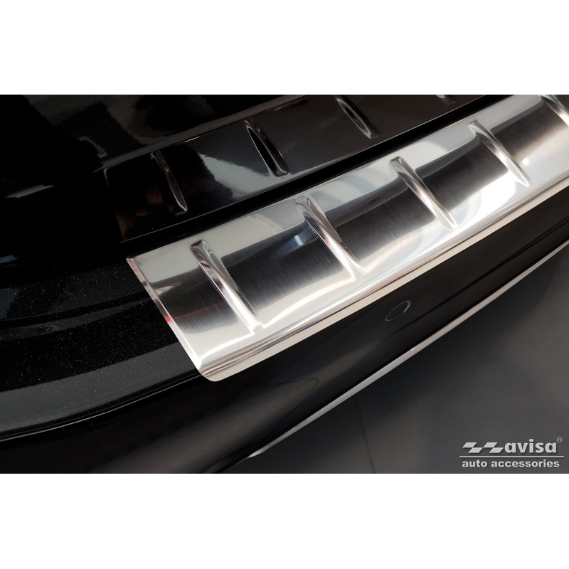 Stainless Steel Rear bumper protector  Mercedes E-Class W214 Sedan 2023- 'Ribs'