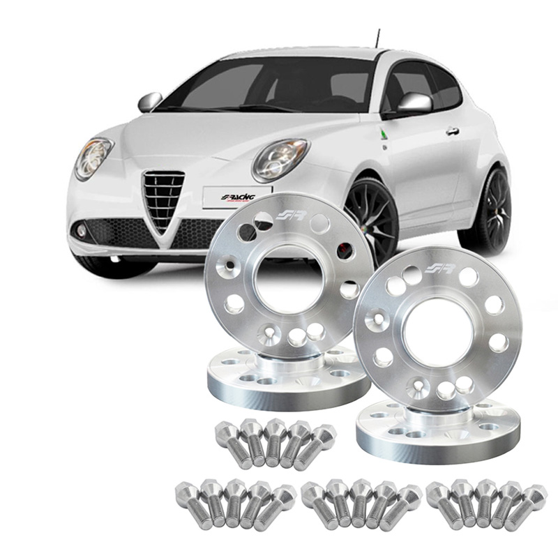 Simoni Racing Aluminium Wheel Spacer Kit - 2x16mm(FA) - 2x20mm(RA) (Hub 58,1mm) including wheel bolts -  Alfa Romeo various