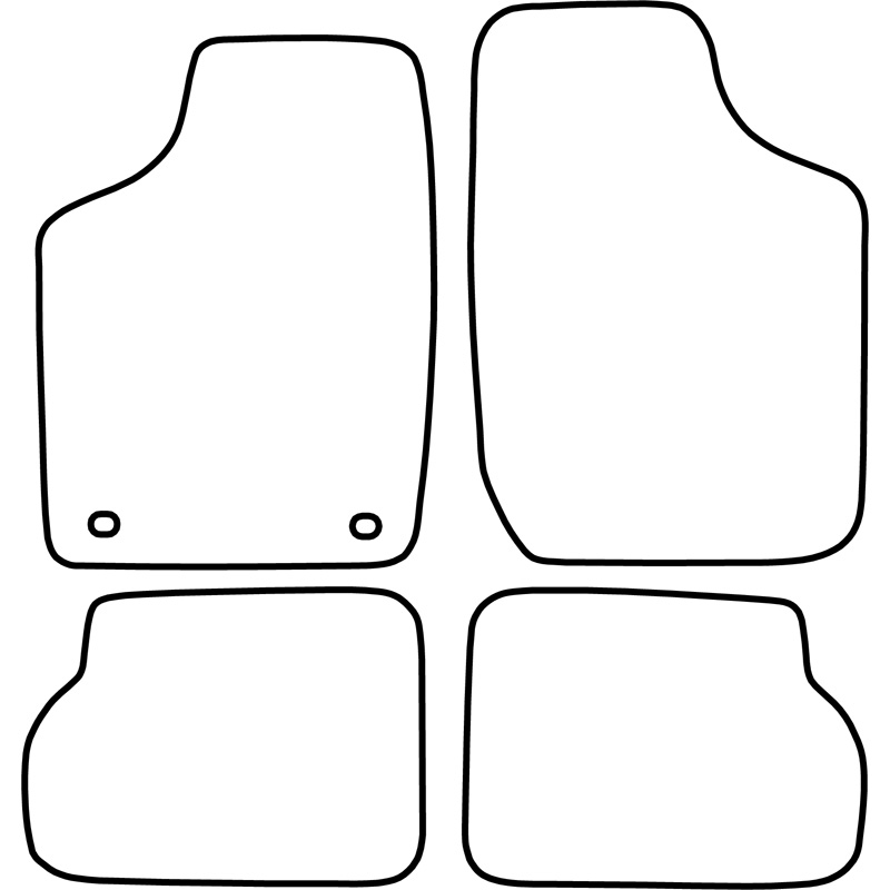 Set car mats  Opel Corsa A 1982-1993