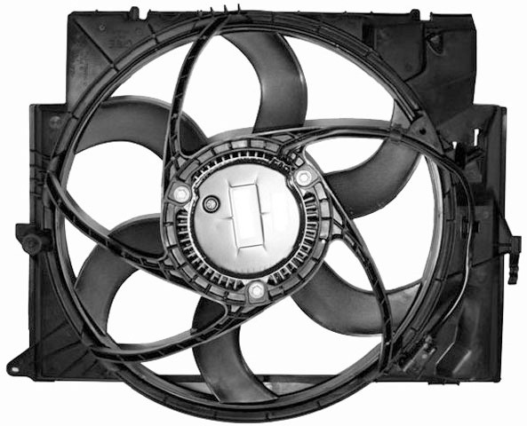 Radiator FAN BMW E8790 04-07 490mm ALLEEN DIESEL +/-AC