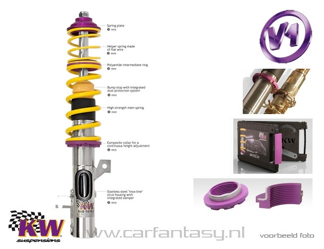 Coilover KW V1 inox Subaru Legacy BM/BR 2.0D 09/2009-