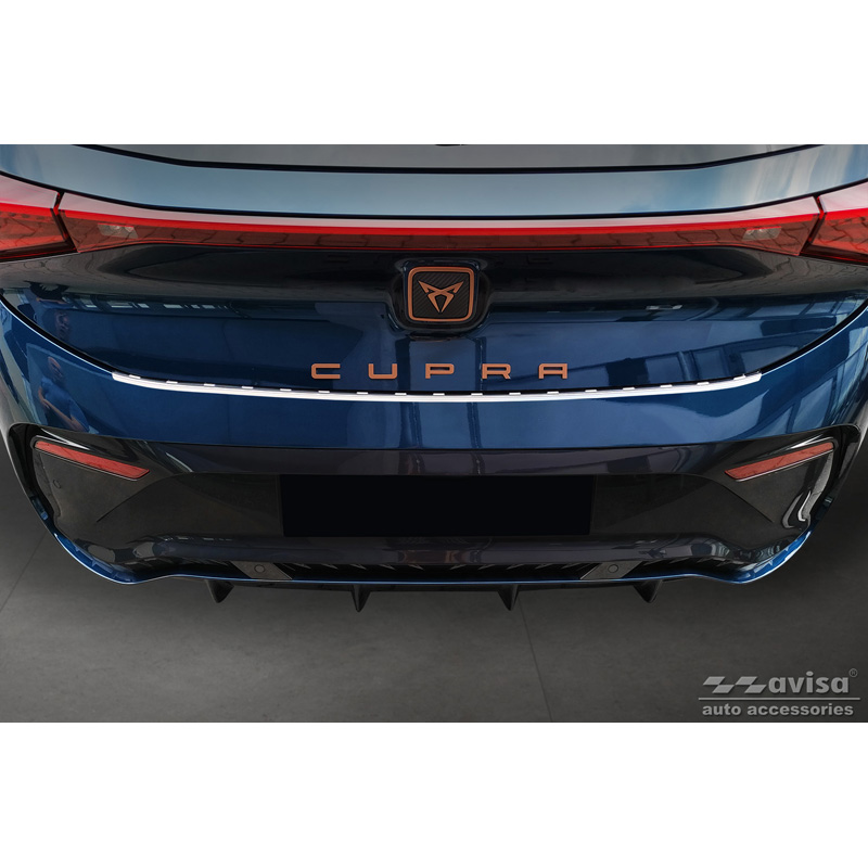 Stainless Steel Rear bumper protector  Cupra Born 2021- 'Ribs'