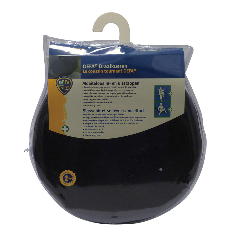 Defa Rotating Cushion 40cm Black