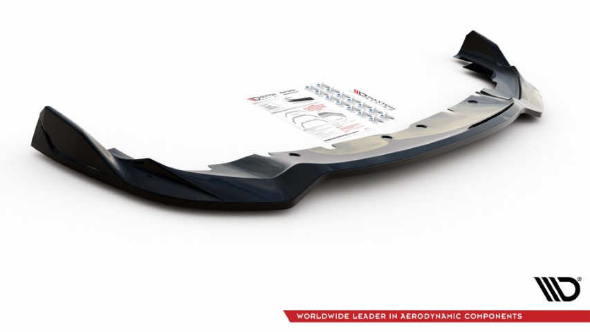 Voorspoiler passend voor BMW 1 Serie F40 M-Pack/ M135i Glans Zwart V5