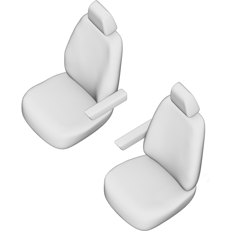 New York Design Artificial leather seat covers 1+1  Ford Transit 2014-