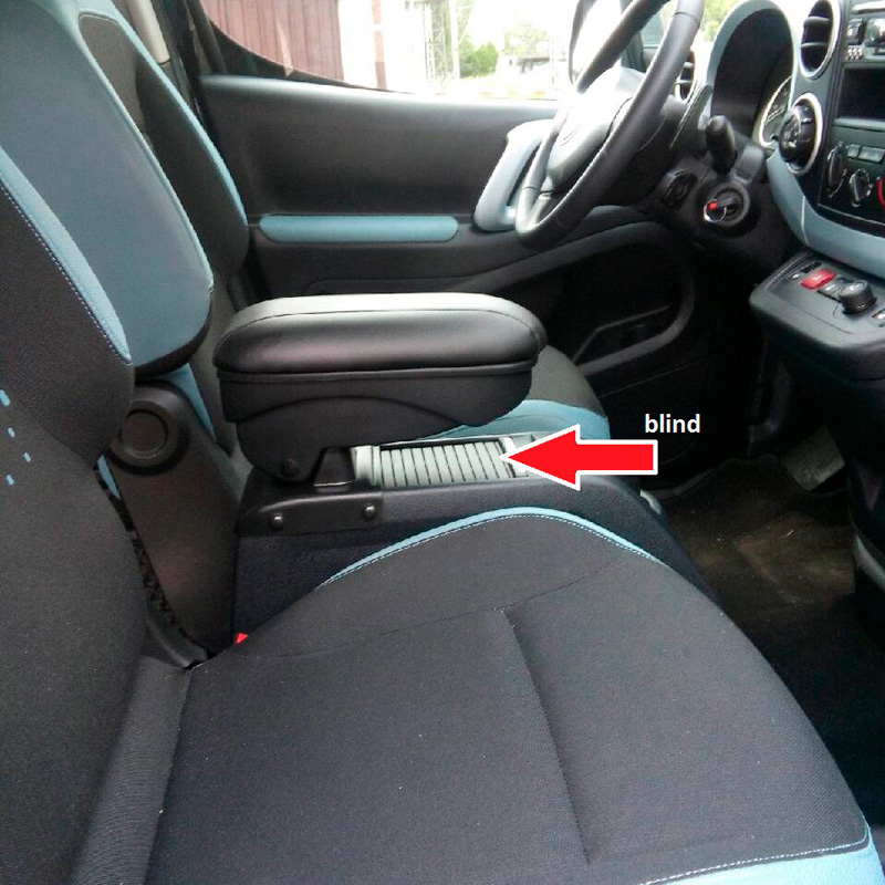 Arm rest Slider  Citroën Berlingo III / Opel Combo E / Peugeot Rifter 2018- (incl. cars with centre console)