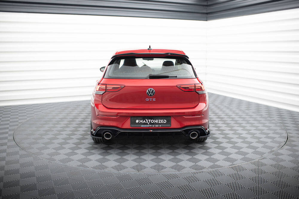 Diffuser passend voor VW Golf GTE MK8 + Zwarte Uitlaatsierstukken