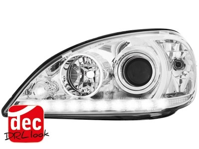Headlights Mercedes Benz M-Klasse W163 98-01 Devil Eyes Dayline