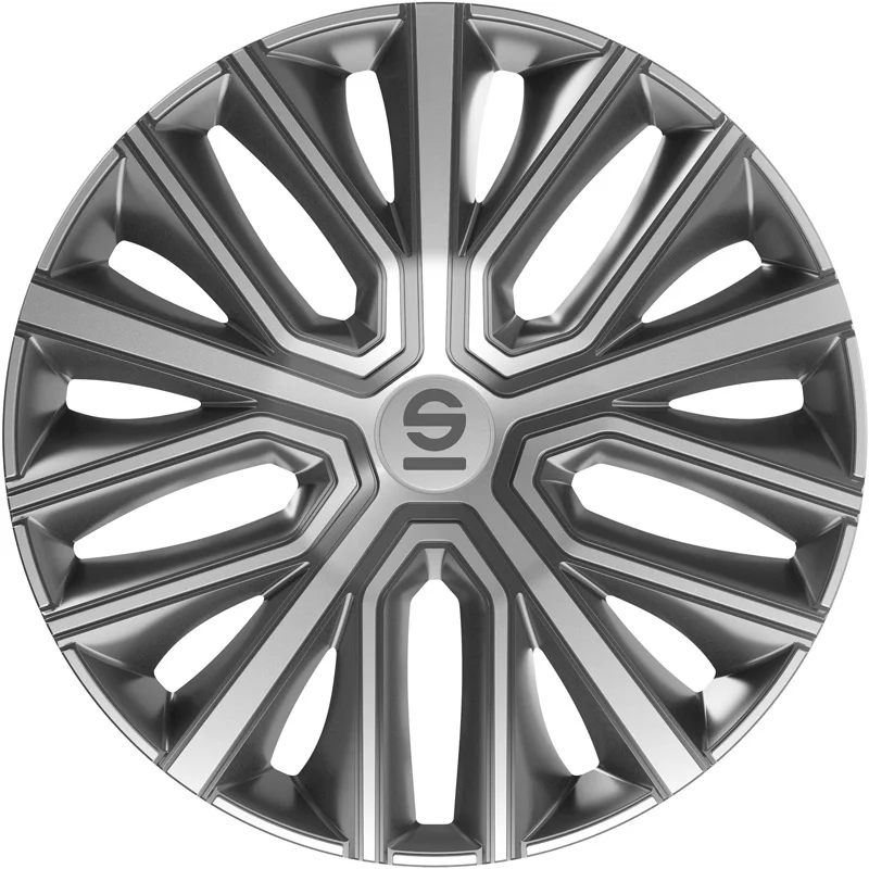 Sparco Wheel Covers Modena - 13-inch - Grey/Silver - Set of 4 pieces