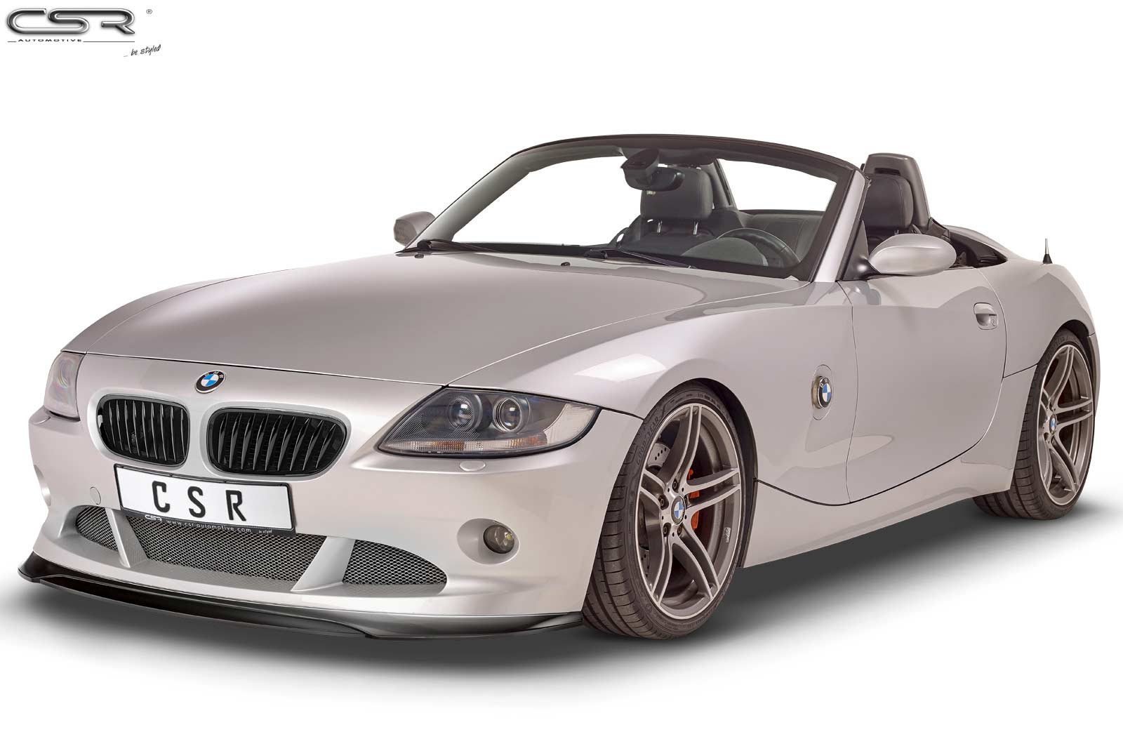 Voorspoiler passend voor BMW Z4 E85 Glans Zwart