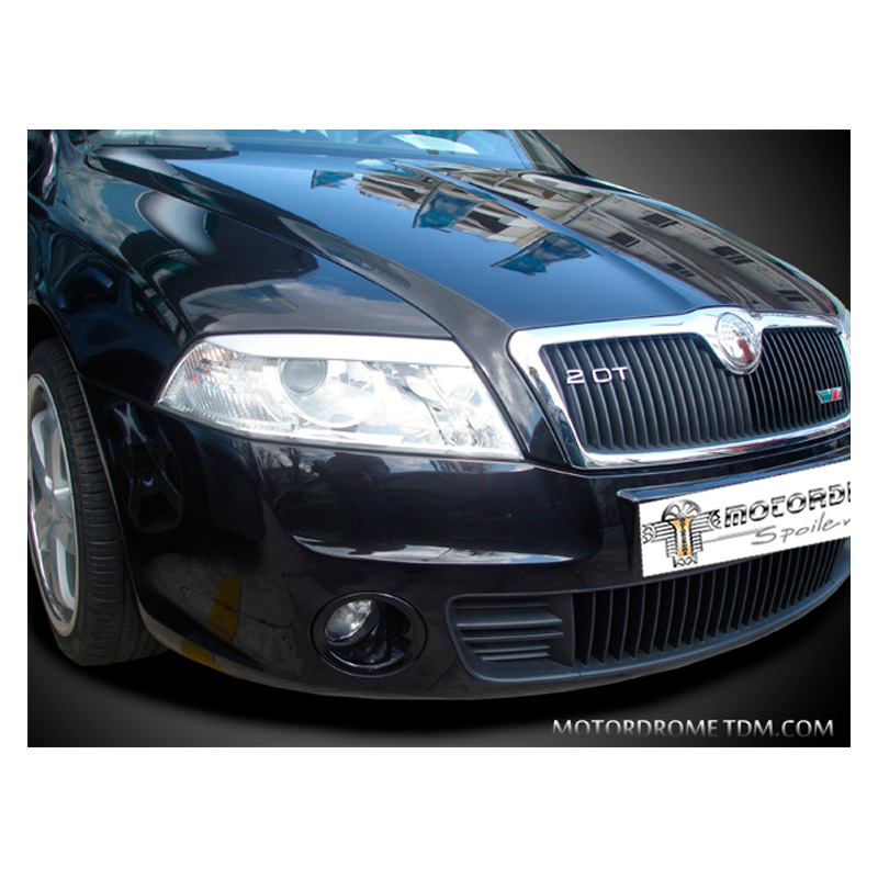 Head Light Spoilers  Skoda Octavia II 2004-2008 (ABS)