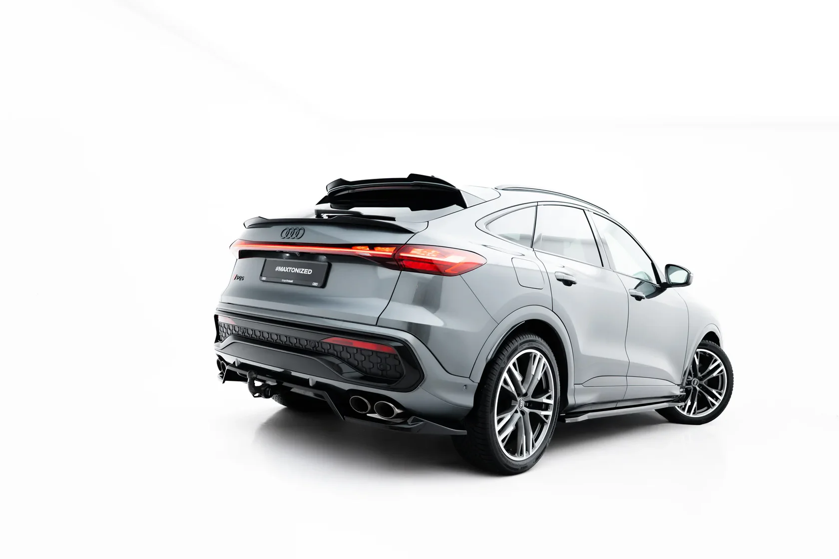Diffuser passend voor Audi SQ5 Sportback / SUV Mk3 Maxton Glans Zwart