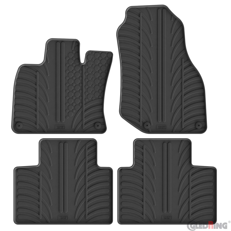 Rubber car mats set  Lynk & Co 01 2021- (T profile 4-pieces)