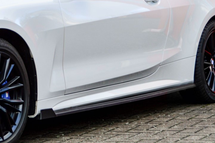 Zijskirts met vleugels voorzijde BMW 4-Serie G22 G23