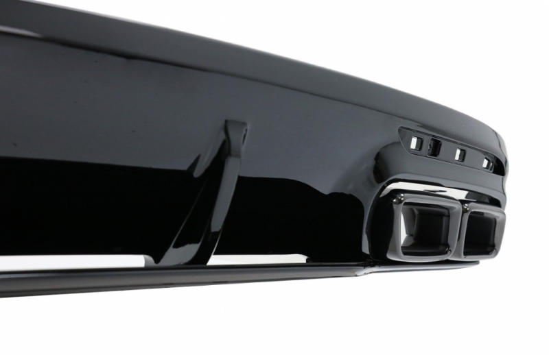 Diffuser passend voor Mercedes S-Class C217 Coupe (2014-2020) S63 Facelift Design Sierstukken