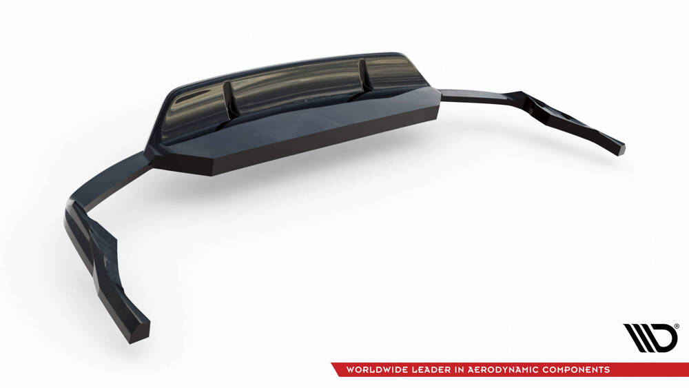 Diffuser passend voor Audi SQ8 MK1 Glans Zwart Maxton Design