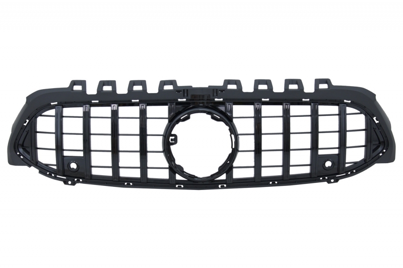 Grill passend voor Mercedes A klasse W177 / V177 GT-Look Glans Zwart