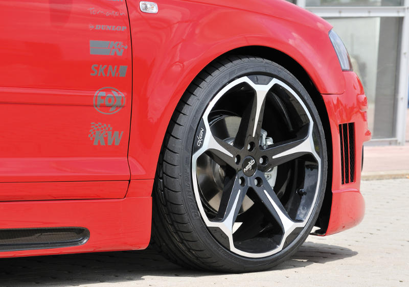 Sideskirts Audi A3 8P Sportback ABS Carbon-look Rieger