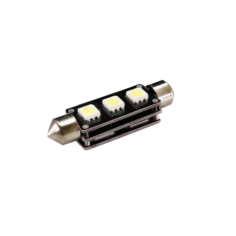 Festoon Bulb 3Q SMD Xenon-Optics 11x37mm 12V, single piece, with CAN-bus resistance