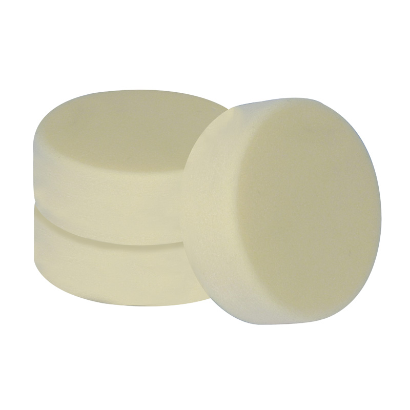 Carpoint Set Polishing Pads 150mm White/Medium - 3-pieces