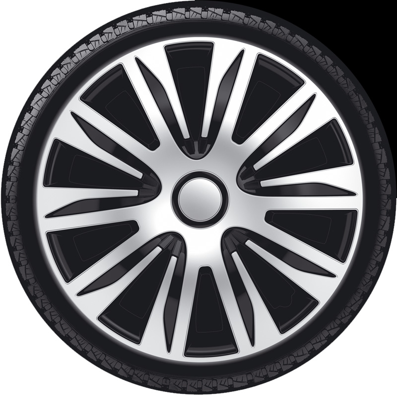 Set wheel covers Nardo 14-inch silver/black