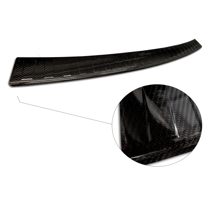 Real 3D Carbon Rear bumper protector  Volkswagen transporter T5 2003-2015 & T6 2015-2010 & T6.1 2020-2022 'Ribs'