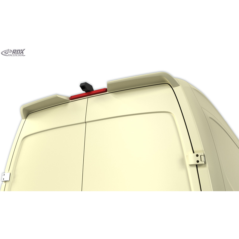 RDX Racedesign Roof spoiler  Renault Master IV / Nissan Interstar 2024- (H2) (with 2 barn doors) (PU)