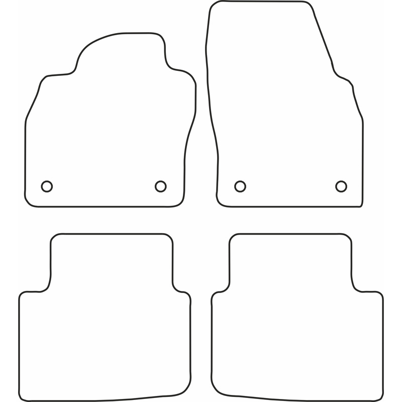 Set car mats  Skoda Kamiq 2019-