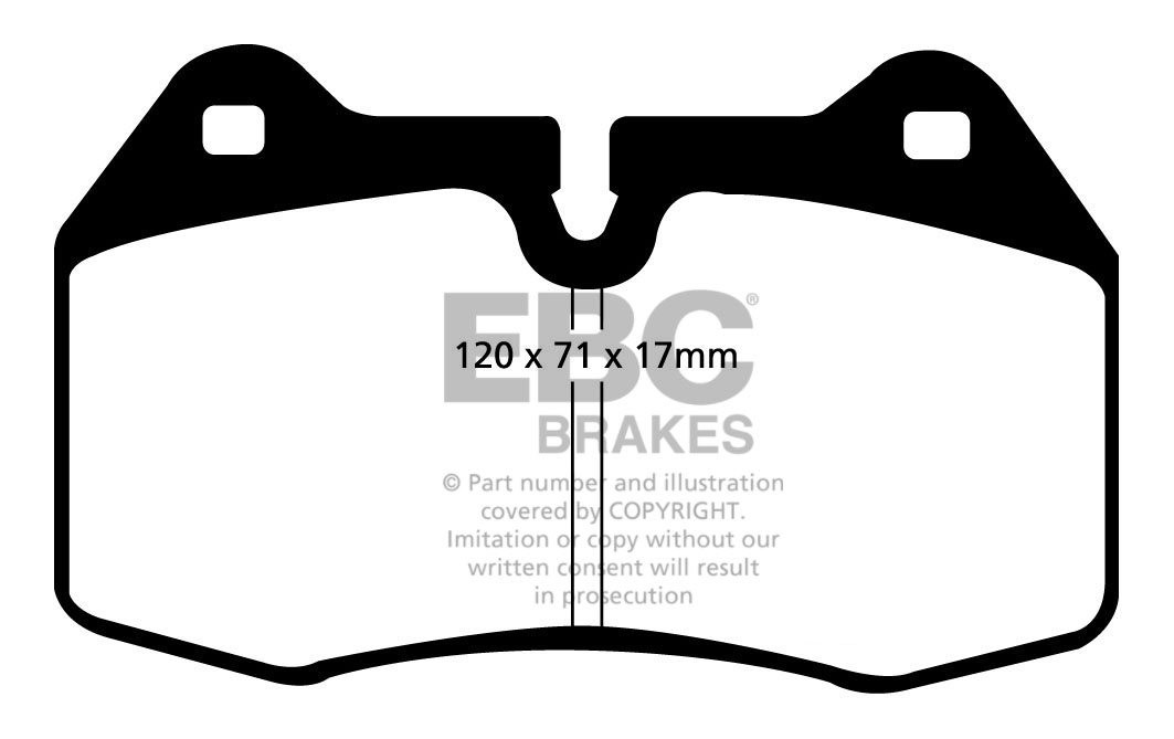 EBC Brakes BMW 850 5.4 (E31) 94-2000 Remblokken voorzijde