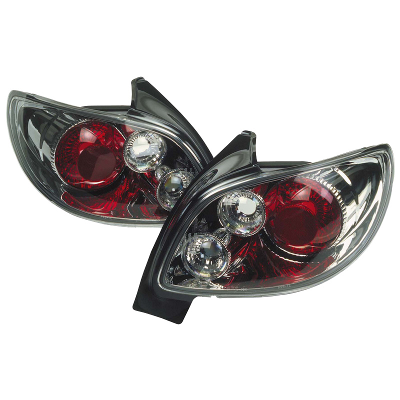 Set Tail Lights  Peugeot 206 CC - Chrome