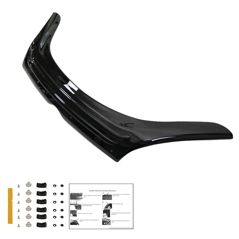 Bonnet Protector  Fiat Doblo 2nd Gen. Facelift 2015-2020 - Gloss black