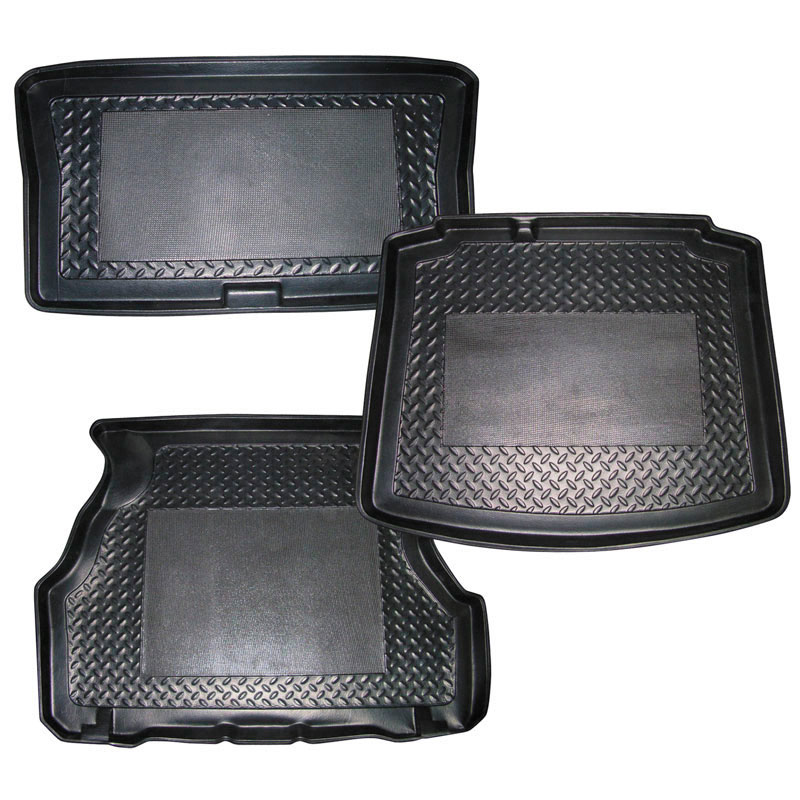 Trunk shell 'Non-slip'  Ford Focus 5-doors 2010- (models with tyre repair kit + spare wheel recess)
