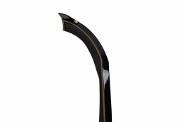 Voorspoiler passend voor Mercedes S Klasse W223 Sport Line Glans Zwart